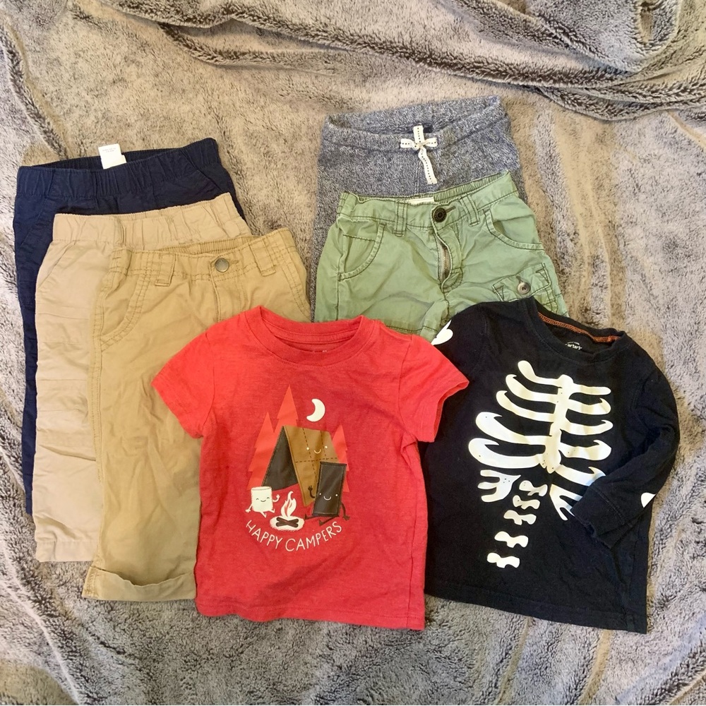 Toddler Baby Boy Clothes Lot of 7 - Picture 1 of 11